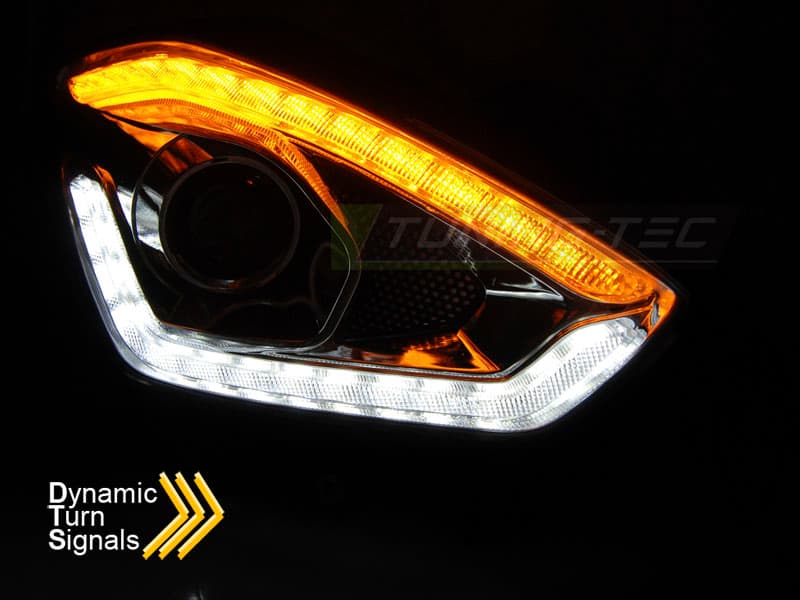Predné svetlá Suzuki Swift 6 LED Dynamic Chrome – náhľad 2