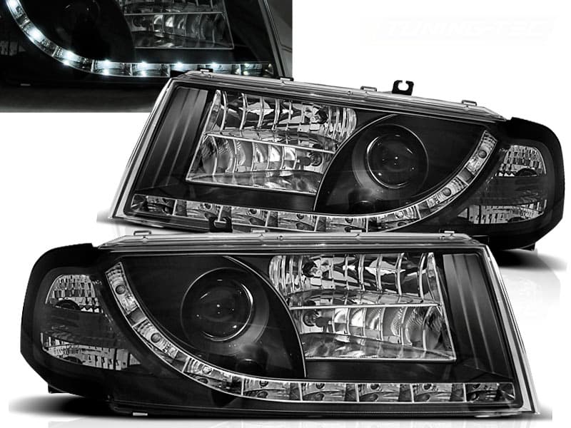 Predné svetlá Škoda Octavia 1 Devil Eyes Black