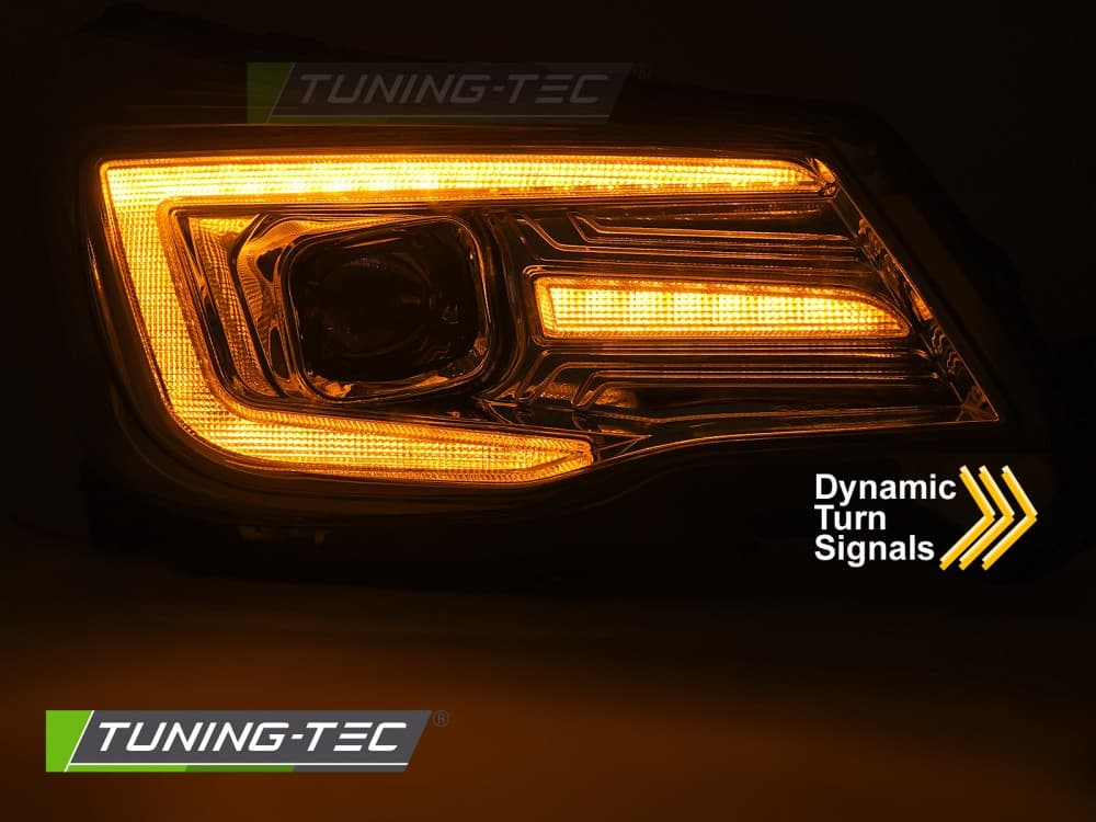 Predné svetlá Subaru Forester 13-18 DRL Chrome – náhľad 3