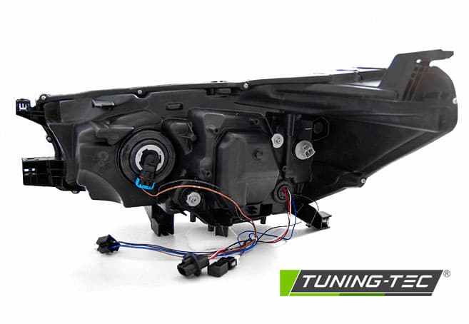 Predné svetlá Toyota Hilux 16-20 Projector LED Black – náhľad 4