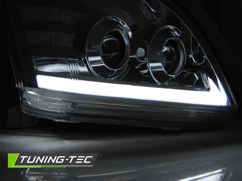 Predné svetlá Toyota Land Cruiser 120 03-09 Dynamic Chrome – náhľad 2