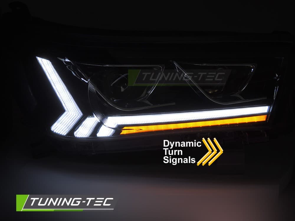 Predné svetlá Toyota Hilux 16-20 WL Full LED Black – náhľad 3