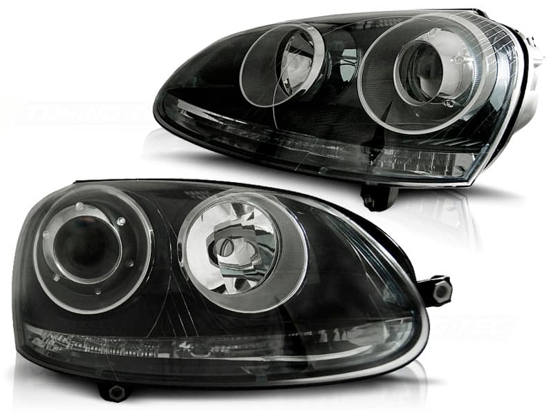 Predné svetlá VW Golf 5 R32 Look Black