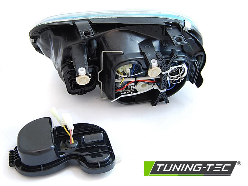 Predné svetlá VW Golf 4 97-03 Angel Eyes Blue – náhľad 5