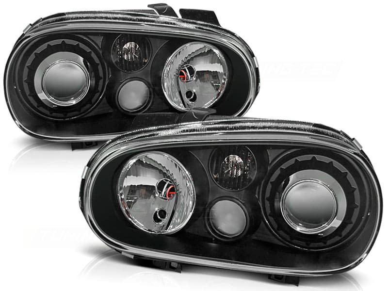 Predné svetlá VW Golf 4 97-03 Black - 62