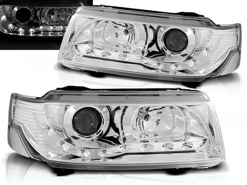 Predné svetlá VW Passat B4 93-97 Devil Eyes Chrome