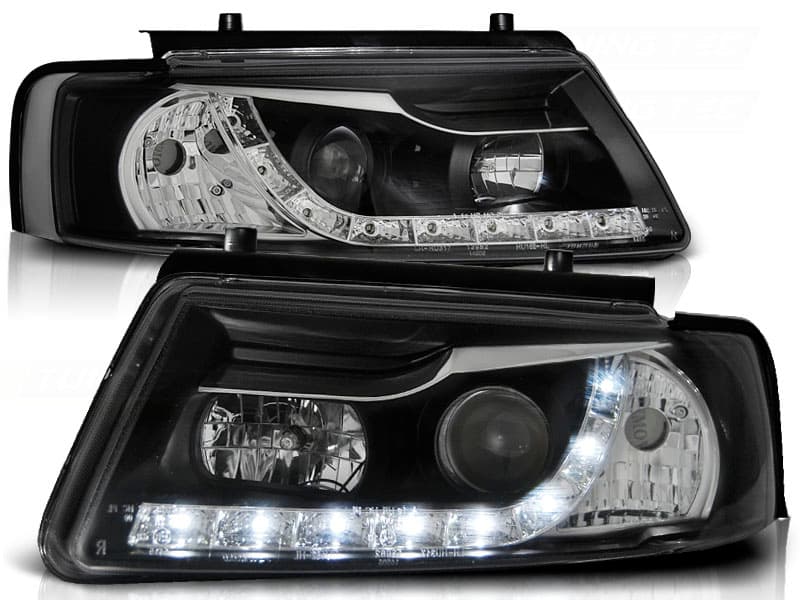 Predné svetlá VW Passat B5 3B Devil Eyes Black