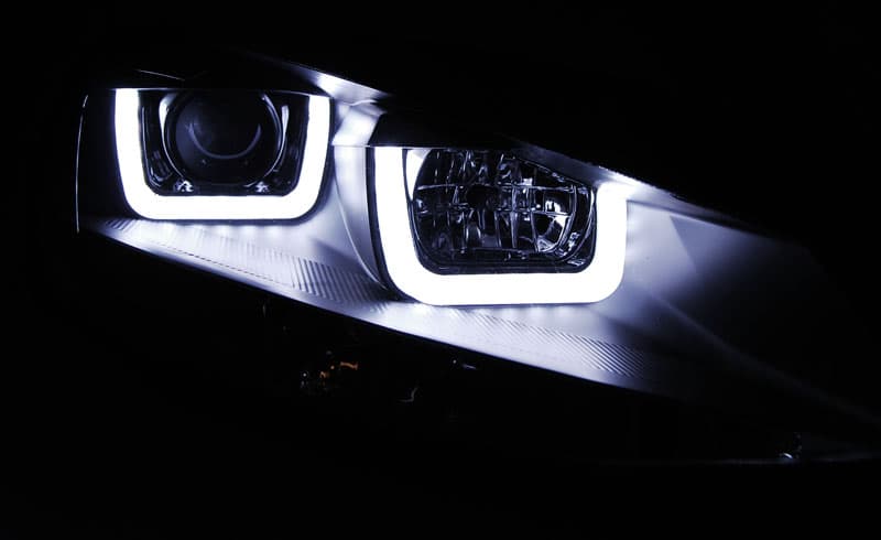 Predné svetlá VW Golf 7 U-TYPE Black – náhľad 2