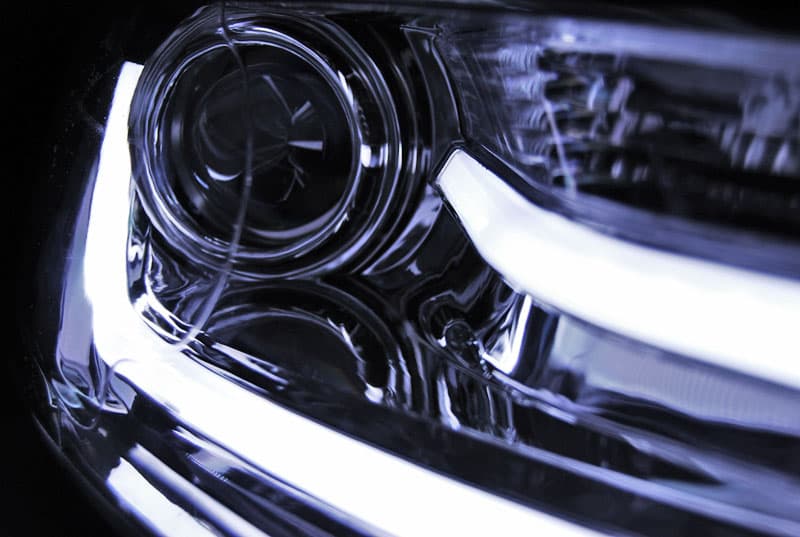 Predné svetlá VW Jetta 6 11-18 Tube Light Chrome – náhľad 3