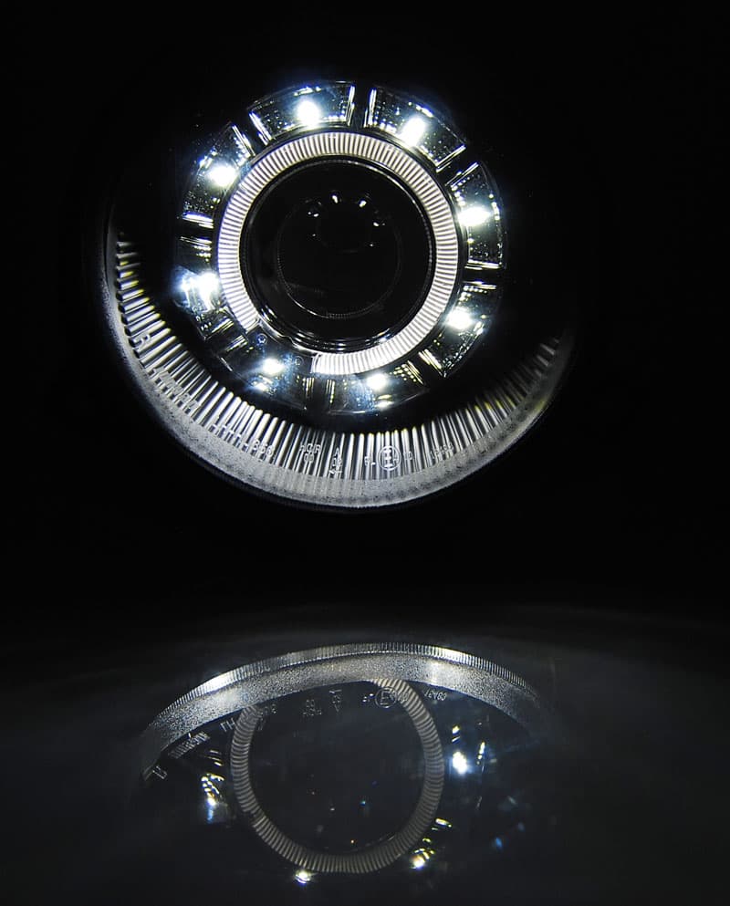 Predné svetlá VW Lupo 98-05 Angel Eyes Chrome – náhľad 2