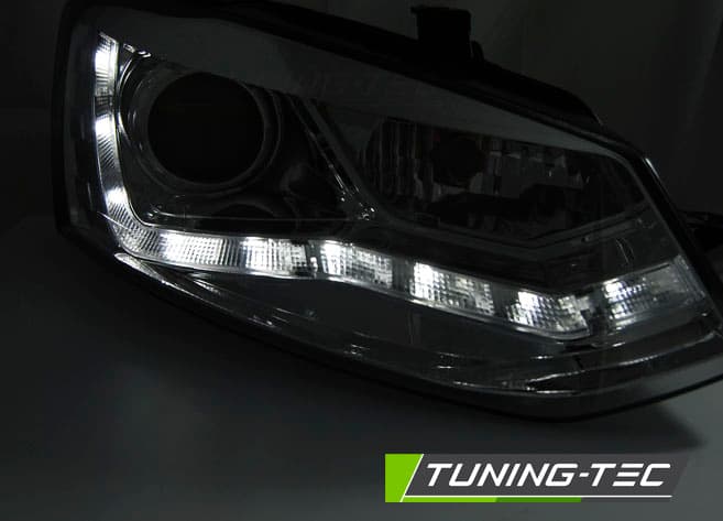 Predné svetlá VW Polo 6R 09-14 Chrome - N5 – náhľad 2