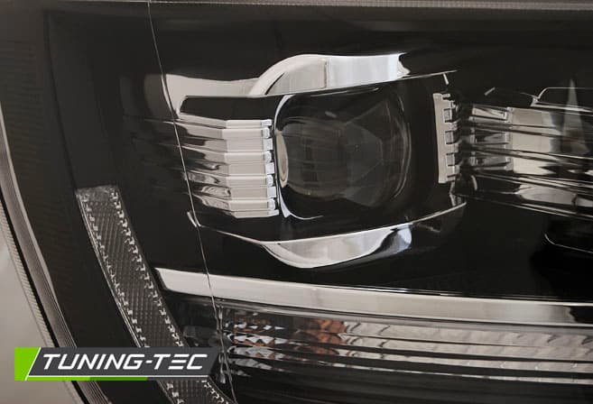 Predné svetlá VW T6 DRL LED Black – náhľad 2