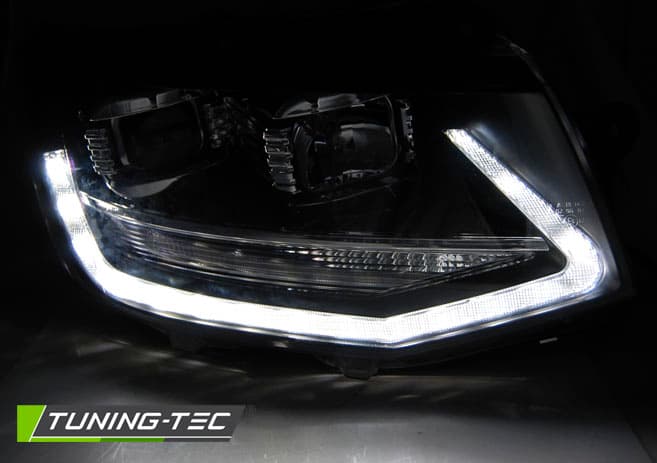 Predné svetlá VW T6 DRL LED Black – náhľad 3