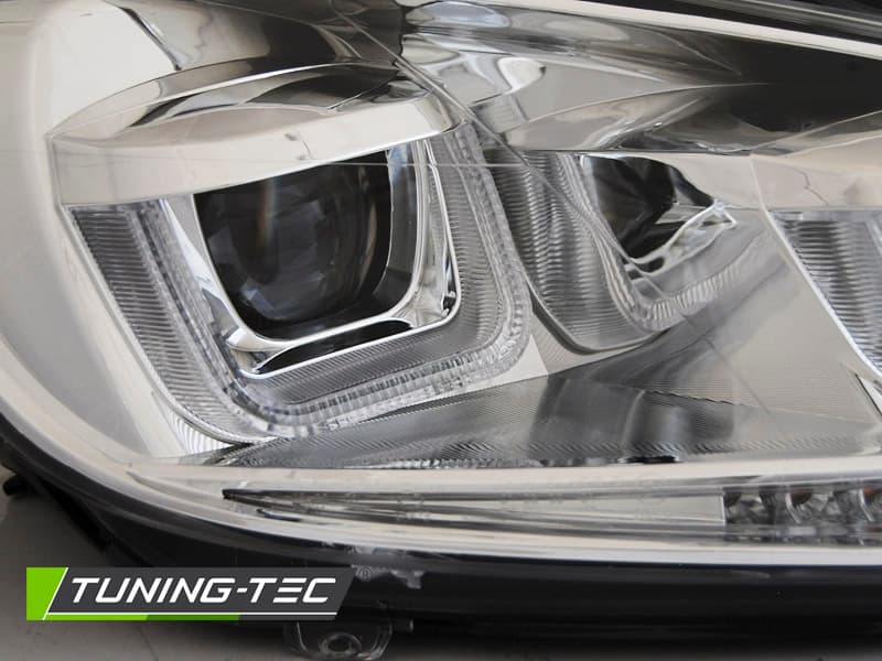Predné svetlá VW Golf 6 U-Type LED Dynamic Chrome – náhľad 2