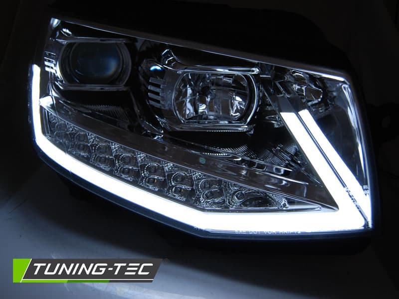 Predné svetlá VW T6 LED Dynamic Chrome – náhľad 2
