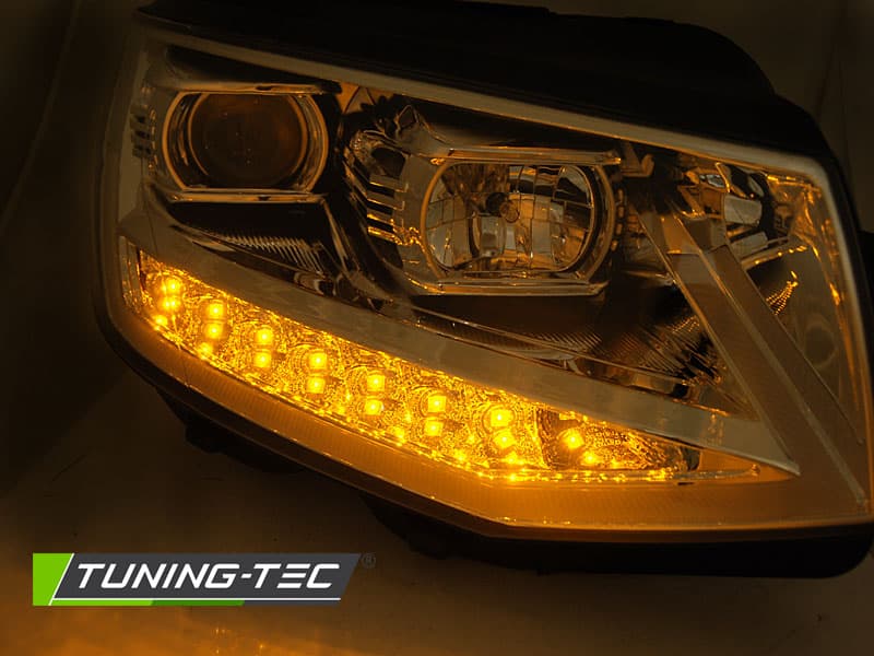 Predné svetlá VW T6 LED Dynamic Chrome – náhľad 3
