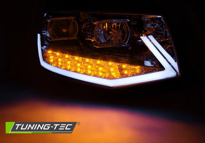 Predné svetlá VW T6 LED Dynamic Chrome – náhľad 7
