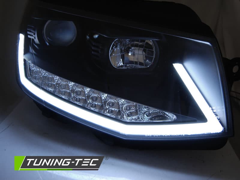 Predné svetlá VW T6 LED Dynamic Black – náhľad 2