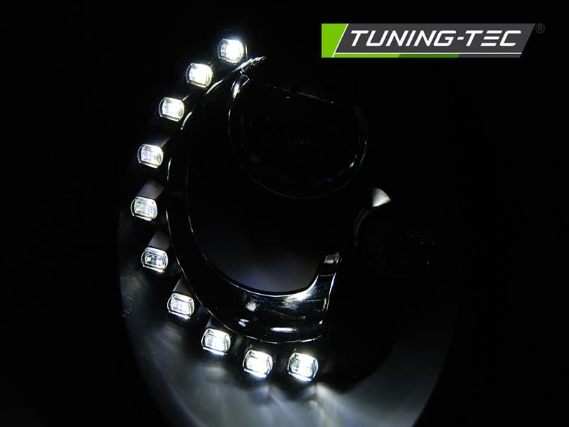 Predné svetlá VW New Beetle 06-12 LED Black – náhľad 2