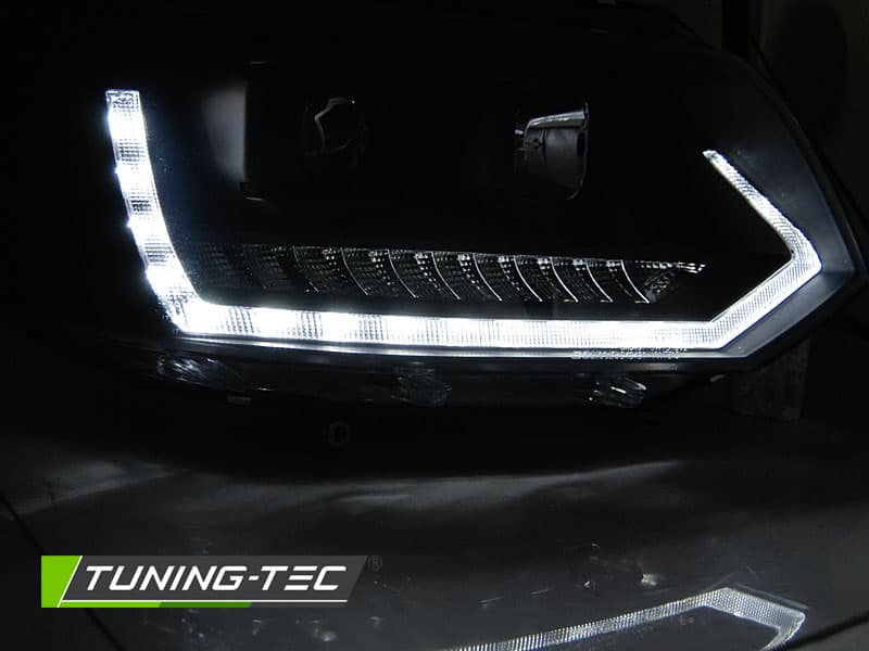 Predné svetlá VW T5.1 10-15 Tube Light Dynamic Black – náhľad 2