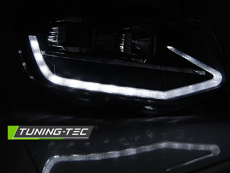 Predné svetlá VW T6 Tube Light LED Dynamic Black – náhľad 2