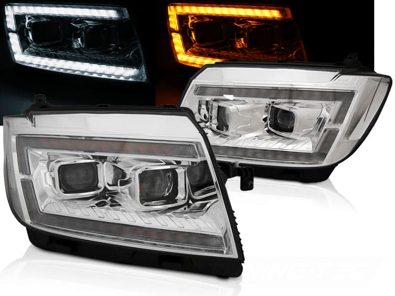 Predné svetlá VW Crafter 2 Dynamic Chrome