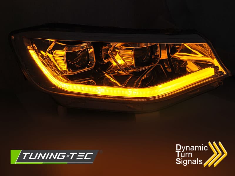 Predné svetlá VW Caddy 20- Dynamic Chrome – náhľad 3