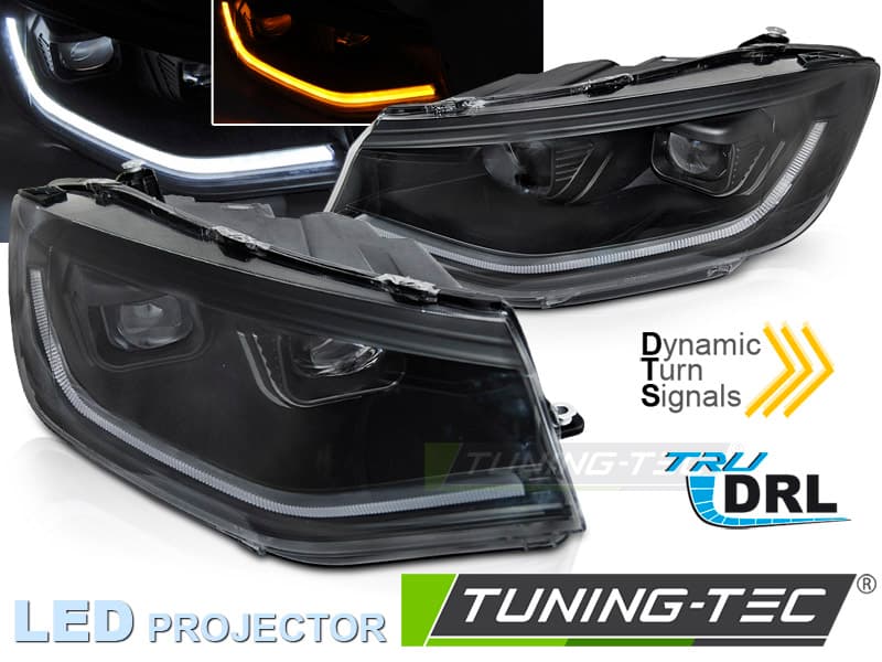 Predné svetlá VW Caddy 20- Full LED Black – náhľad 5