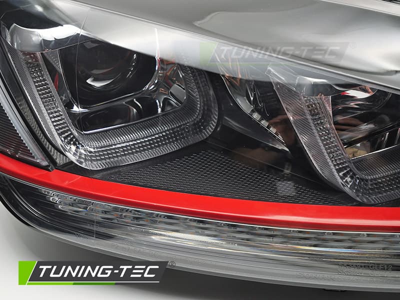 Predné svetlá VW Golf 7 U-Type Red Line Dynamic – náhľad 2