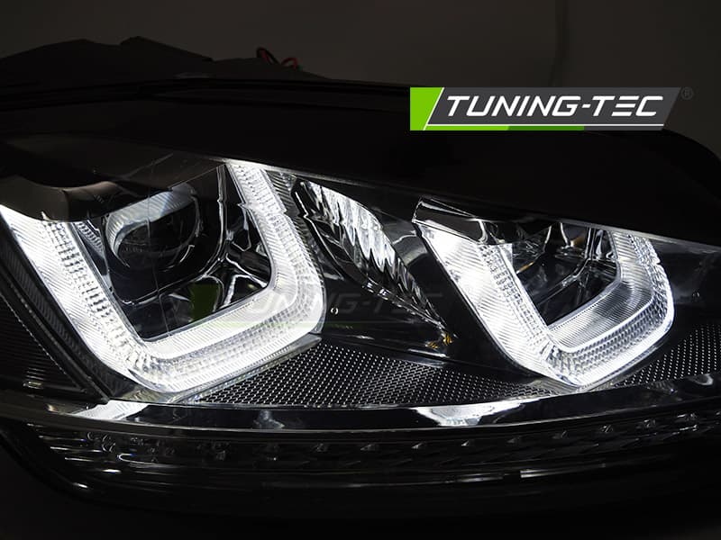 Predné svetlá VW Golf 7 U-Type Red Line Dynamic – náhľad 3