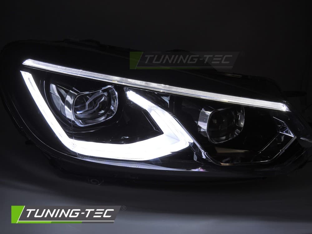 Predné svetlá VW Golf 6 Full LED Black – náhľad 2