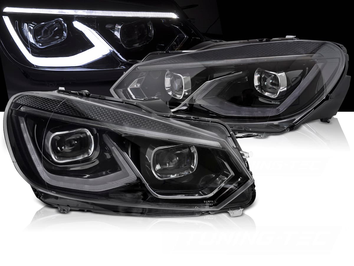 Predné svetlá VW Golf 6 Full LED Black