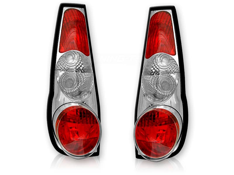 Zadné svetlá Fiat Punto 93-99 Black Chrome