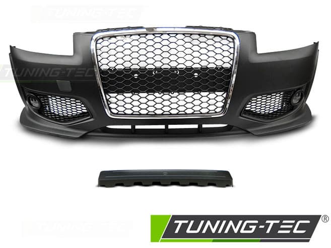 Predný nárazník Audi A3 05-08 RS Style Black Chrome – náhľad 2