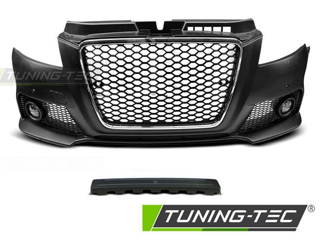 Predný nárazník Audi A3 8P 08-12 Sport PDC Black Chrome – náhľad 2