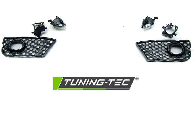 Predný nárazník Audi A3 08-12 Sport Black Chrome – náhľad 3