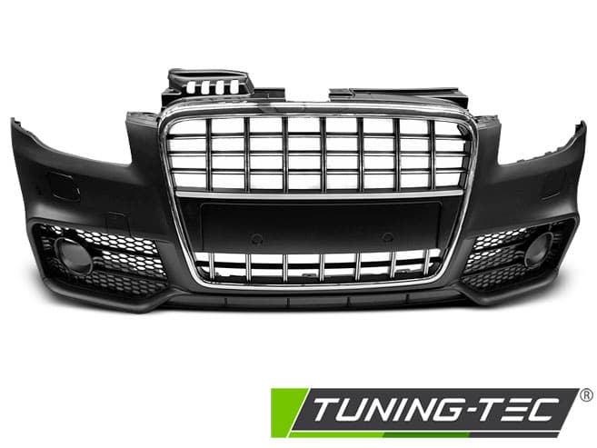 Predný nárazník Audi A4 04-08 ZPAU21 Sport Black Chrome – náhľad 2