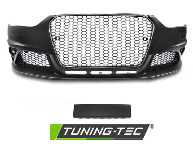 Predný nárazník Audi A4 B8 12-15 Sport PDC Black Chrome – náhľad 2