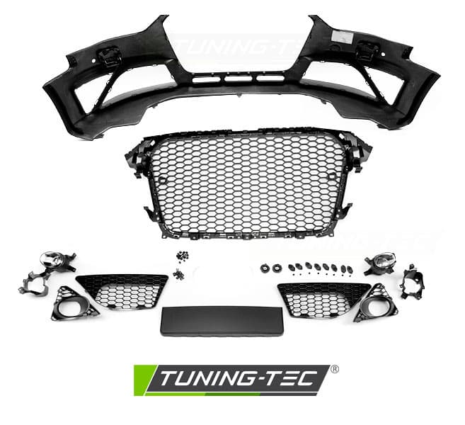 Predný nárazník Audi A4 B8 12-15 Sport PDC Black Chrome – náhľad 6