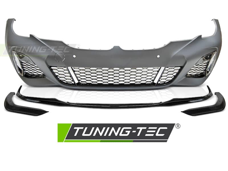 Predný nárazník BMW G20/G21 19-22 340 Performance Style PDC Glossy Black – náhľad 2