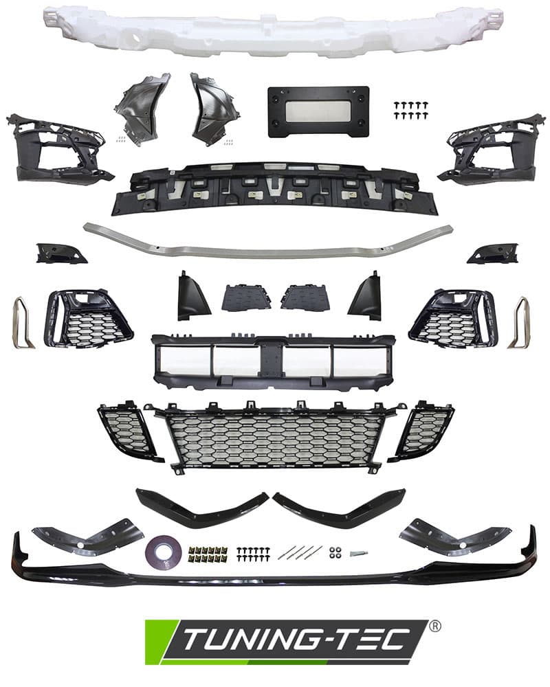 Predný nárazník BMW G20/G21 19-22 340 Performance Style PDC Glossy Black – náhľad 5