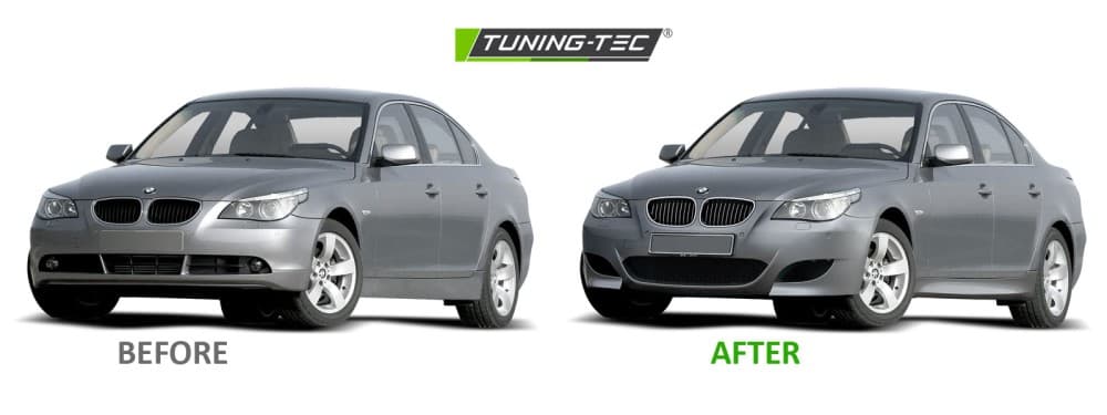 Predný nárazník BMW E60 E61 03-07 PDC – náhľad 5