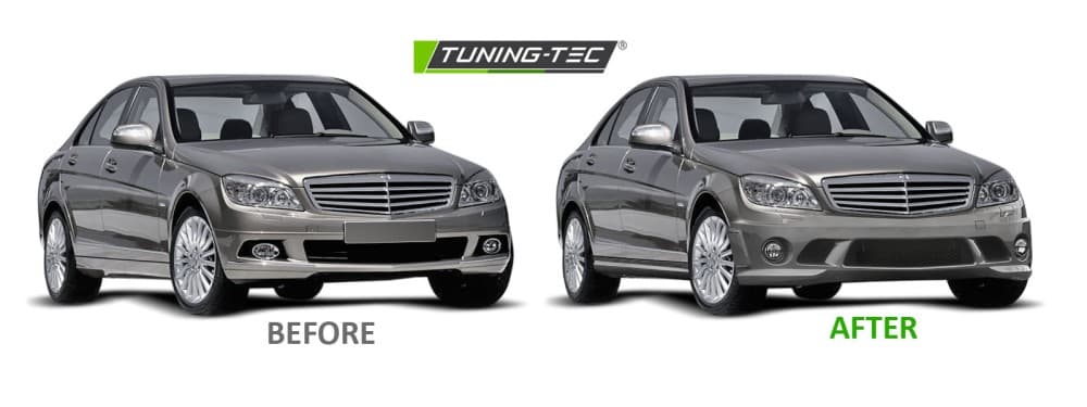 Predný nárazník Mercedes W204 07-10 Sport PDC – náhľad 2