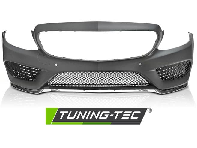 Front Bumper Mercedes C-Class W205 14-18 Sport PDC – náhľad 2