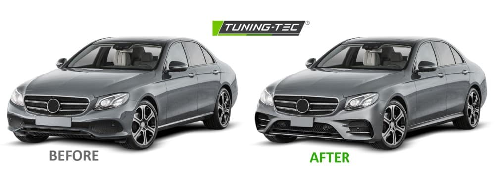 Predný nárazník Mercedes W213 16-19 Sport PDC Chrome – náhľad 5