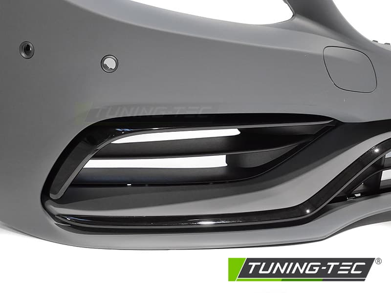 Predný nárazník Mercedes W205 18- Sport Style PDC Black – náhľad 3