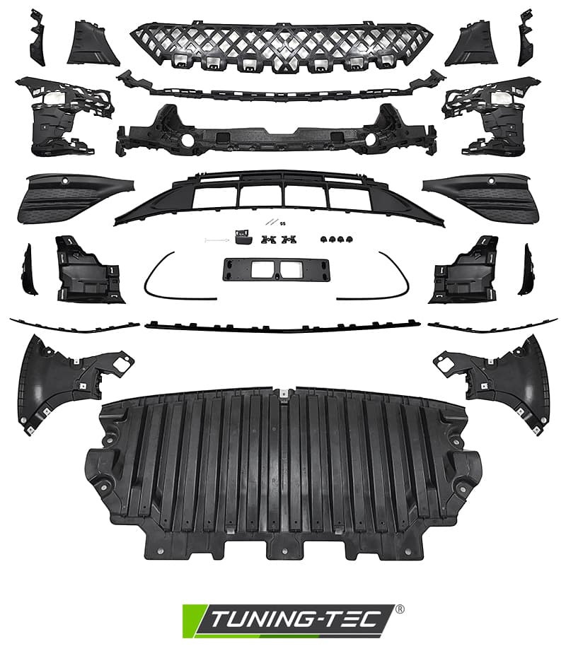 Predný nárazník Mercedes W206 21- Sport Black – náhľad 4