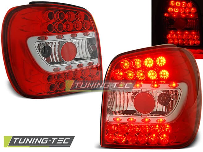 Zadné svetlá na VW Polo 6N 94-99 Red LED
