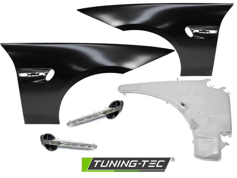 Blatníky BMW E90 E91 05-11 Sport Style s LED – náhľad 4