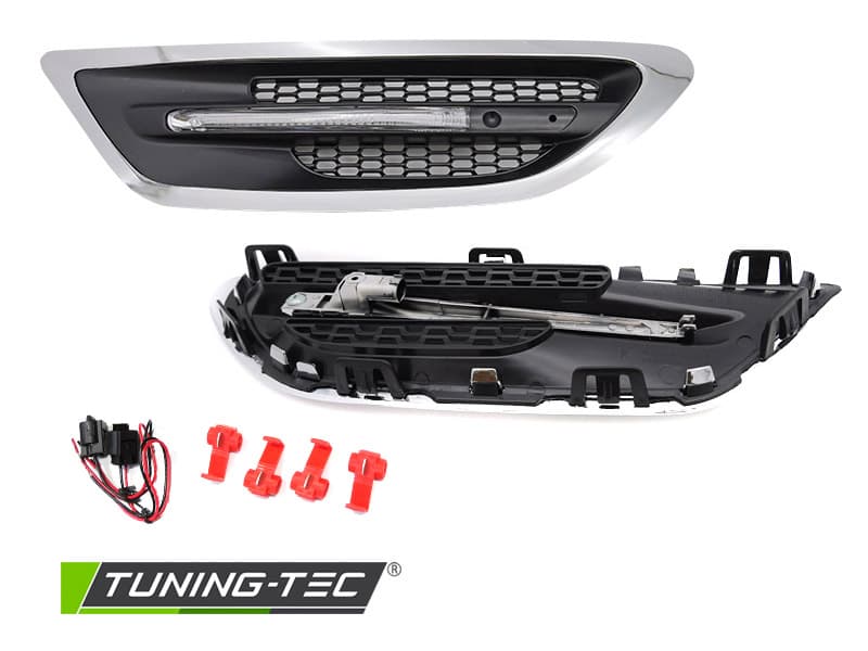 Blatníky BMW F10 F11 10-16 Sport Style s bočným prieduchom Chrome – náhľad 2